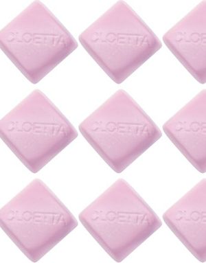 820g Cloetta Stor Boks med Jordbær Skumgodt / Rosa Puter