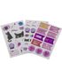 Scrapbook Klistremerker med Magisk Tema - 3 ark