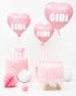 Its a Girl - Rosa Hjerteformet Folieballong 48 cm