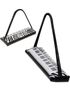 Sebramønstret Oppblåsbart Keyboard Piano - 57 cm