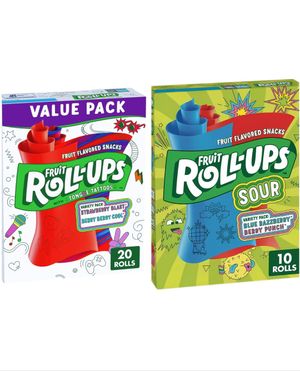 Taste Them All - Fruit Roll-Ups - To Varianter - Pakketilbud