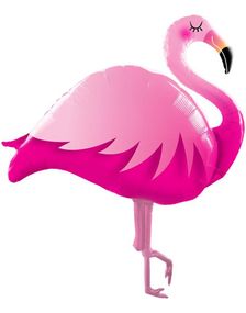 Formstøpt Flamingo Folieballong 117 cm