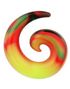 Curl Expander Rainbow - Silikon Ørepiercing