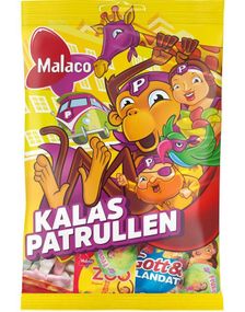 1756339200_1Malaco Kalaspatrullen - Pose med Forskjellig Godteri 135 gram
