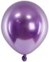 50 stk Glossy Lilla Ballonger 12 cm