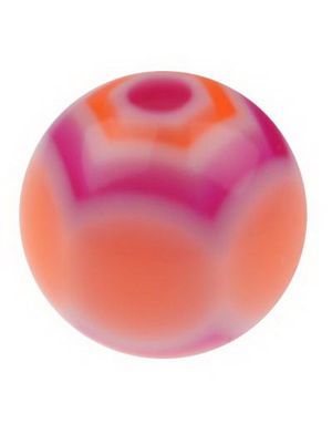 Hexagonal Rosa - 6 mm Akrylkule til 1,6 mm stang