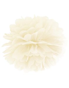 Kremfarget Pom Pom 25 cm