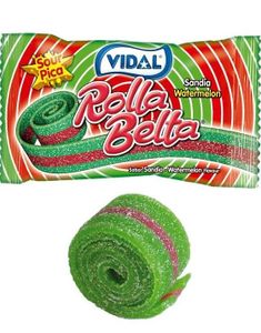 Vidal Watermelon Rolla Belt - Vingummi med Vannmelonsmak