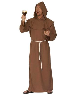 B-VARE! Munken Broder Tuck - Kostyme - Strl XL - MANGLER KUN TAUET