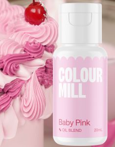 Colour Mill Baby Rosa Oljebasert Matfarge - 20ml