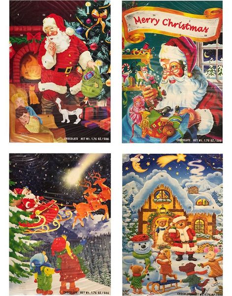 Sjokoladerkalender med Assorterte Motiver
