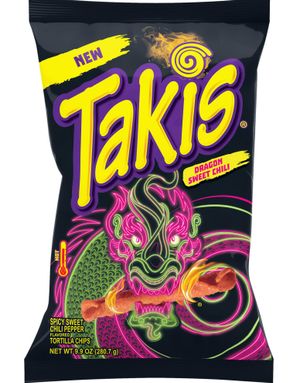 Takis Tortilla Chips - Dragon Sweet Chilli 100 gram (USA - Kjempesterk)