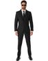 Stripete Svart Dress til Herre - Gløder i Mørket - Suitmeister - XX-Large