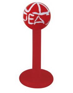 Labrett with Peace Mark - Red/White