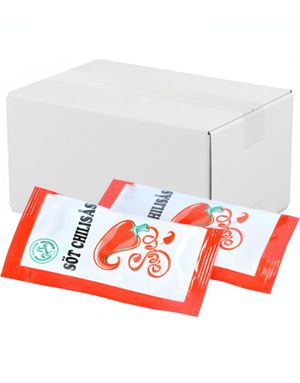 100 stk Premium Sweet Chili/Søt Chilisaus i Porsjonspakker 1 kg