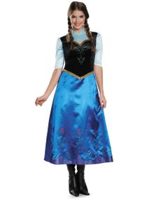 Anna - Lisensiert Frost/Frozen Kostyme til Dame
