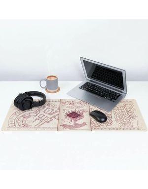 Marauders Map/Ukruttkartet - Lisensiert XL Harry Potter Skrivebordsmatte/Musematte 30x80 cm
