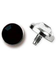 Single Black Diamond - Dermal Anchor Kule