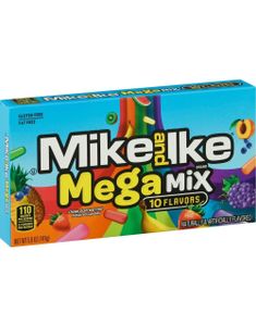 Mike and Ike Mega Mix Theatre Box - Tyggepastiller 141 gram (USA Import)