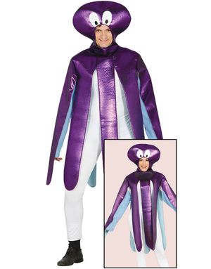 Lilla Blekksprutkostyme Unisex