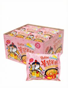 1793318400_120 stk Samyang Buldak Hot Chicken Ramen Carbonara - Hel Eske 2,6 kg (Korea)
