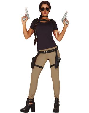 Lara Croft Inspirert Damekostyme