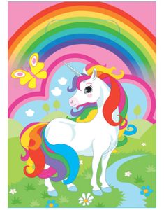 8 stk Godteposer - Unicorn Dream