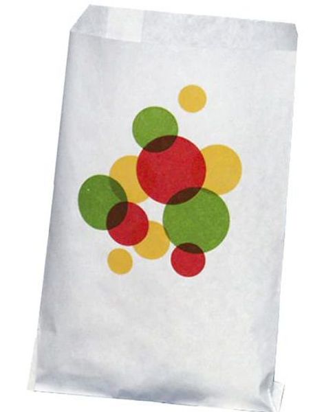 1000 stk Små Retro Godteposer i Papir 18x12 cm - Hel Eske