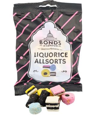 Liquorice Allsorts / Engelsk Lakris Konfekt - Bonds of London 130 gram (UK)