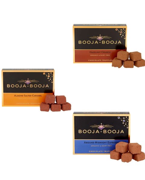 Taste Them All - Booja-Booja Sjokoladetrøfller - Tre Smaker - Pakketilbud