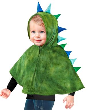 Myk Dinosaur Poncho til Barn 1-2 ÅR