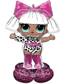 Glam Diva AirLoonz Folieballong 88x119 cm - LOL Suprise