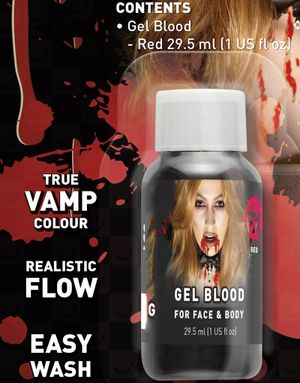 Rød Gel Teaterblod 29,5 ml