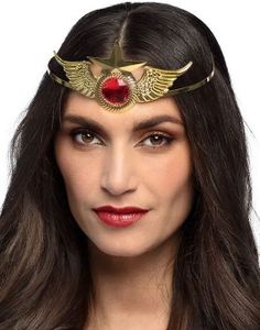 Superheltinne Hodebånd med Rubin