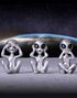 Hear No Evil, See No Evil - 3 stk Alien Figurer 7,5 cm