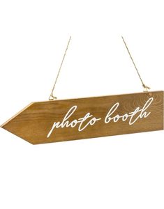 Photo Booth Treskilt 36x7 cm