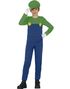 Luigi Inspirert Barnekostyme - 5-6 ÅR