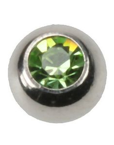 Big Green Stone - 8 mm Stålkule til 1,6 mm Stang - NB! Sidehull