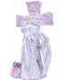 Weave in Faith - Håndmalt Englefigur med Kors 26 cm