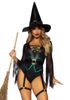 Broomstick Babe - Heksekostyme til Dame - L