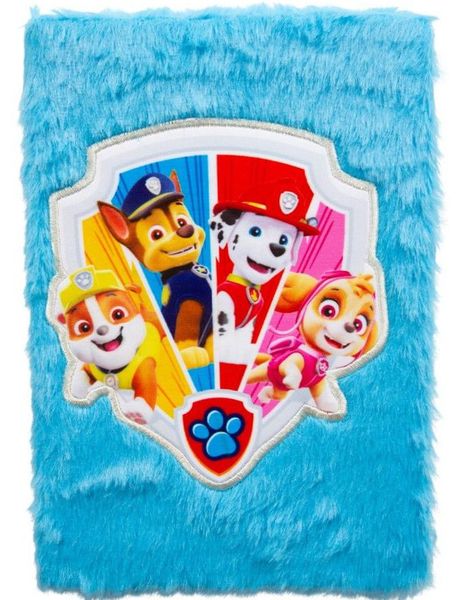 Paw Patrol - Notatbok med Pels - 80 stk A5 Sider