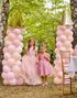 Prinsesseslott Ballongbuesett i Forskjellige Rosa Nyanser - Princess Party