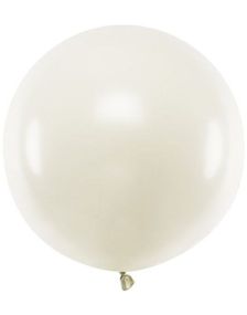 60 cm JUMBO Ballong - Krem Pastellfarget 