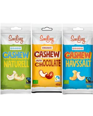 Taste Them All - Smiling Økologiske Nøtter - Pakketilbud