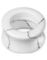 Cracked White Stone - Howlite Mineralstein Piering Tunnel