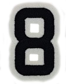 Tallet 8 - 5 cm Strykemerke