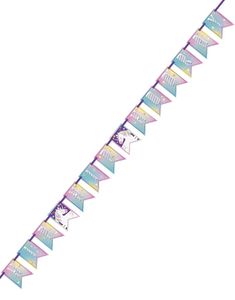 Hip Hip Horray Banner 213 cm - Magisk Enhjørning