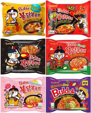 Taste Them All - Samyang Buldak Ramen Nudler - 6 Smaker - Pakketilbud