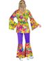 60's Groovy Hippiekostyme til Dame