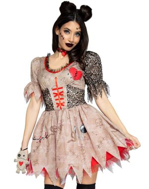 Deadly Voodoo Doll - Voodoodukke Kostyme til Dame